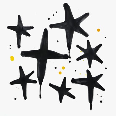 Twinkle, Twinkle Printmaking titled "Twinkle, Twinkle" by Ivy Blue, Original Artwork, Digital Print