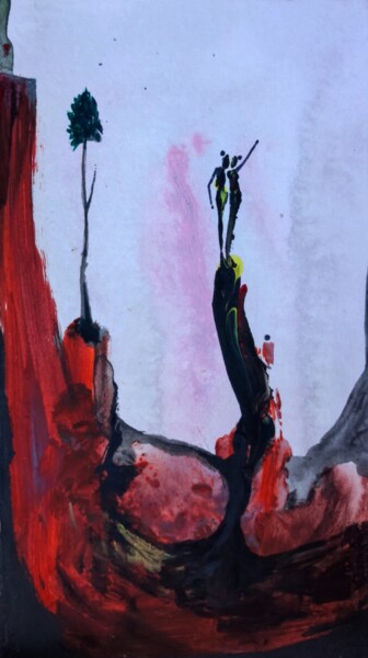 "Bored tourists expe…" başlıklı Tablo Milto Sideris tarafından, Orijinal sanat, Akrilik