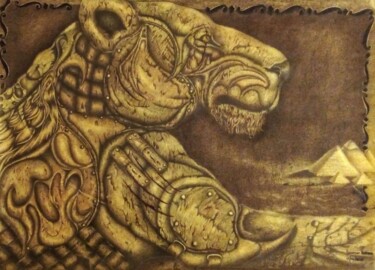 图画 标题为“Scars” 由Donatho Krohne, 原创艺术品, 粉彩