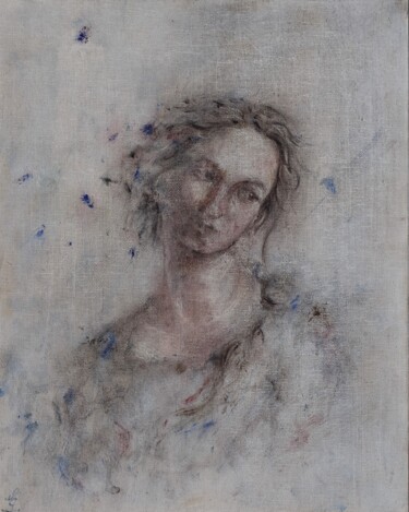 Anna Pittura intitolato "Anna" da Erika Von Gaal, Opera d'arte originale, Olio Montato su Cartone