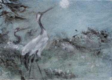 morning Pittura intitolato "morning" da Erika Von Gaal, Opera d'arte originale, Olio Montato su Cartone