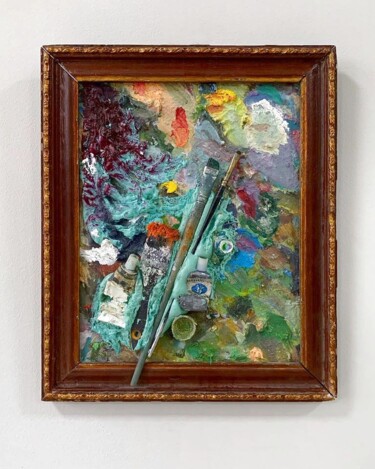 "ПАЛИТРА № 17" başlıklı Tablo Alexey Smirnov (SAVART) tarafından, Orijinal sanat, Emaye