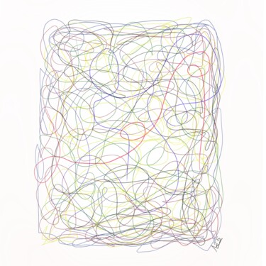 Painting titled "Siglo XXI" by Miguel Sanguesa, Original Artwork, Digital Painting