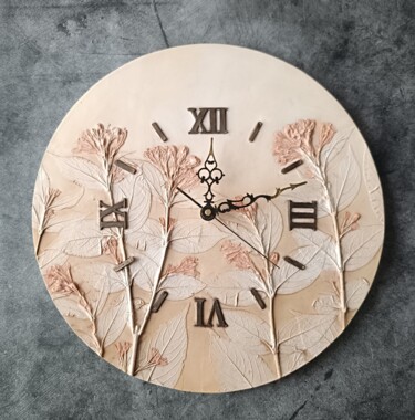 Painting titled ""Blooming Garden" C…" by Alena Panchenia Elena Pancena, Original Artwork, Plaster