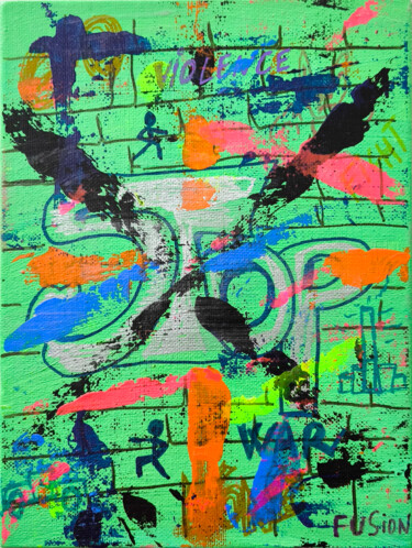 Pintura titulada "The Street is not A…" por Fusion Anciennement Mister.O78, Obra de arte original, Acrílico