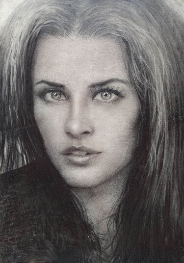 Drawing titled "Attraction" by Onpumi, Original Artwork, Pencil
