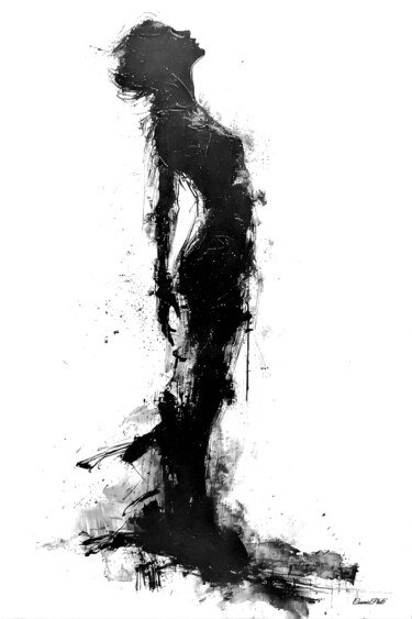 数字艺术 标题为“Idées Noires - 09” 由Cosmicphil1, 原创艺术品, 数字油画