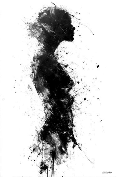 Arte digitale intitolato "Idées Noires - 14" da Cosmicphil1, Opera d'arte originale, Pittura digitale