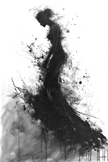 数字艺术 标题为“Idées Noires - 15” 由Cosmicphil1, 原创艺术品, 数字油画