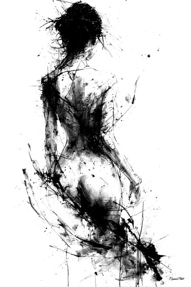 数字艺术 标题为“Idées Noires - 19” 由Cosmicphil1, 原创艺术品, 数字油画