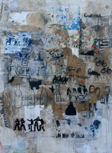 Painting titled "7 meses, 7 dias y 4…" by Angeles Alcantara, Original Artwork, Oil