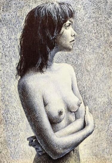 The Natural Grace of a Woman Disegno intitolato "The Natural Grace o…" da Onpumi, Opera d'arte originale, Matite colorate