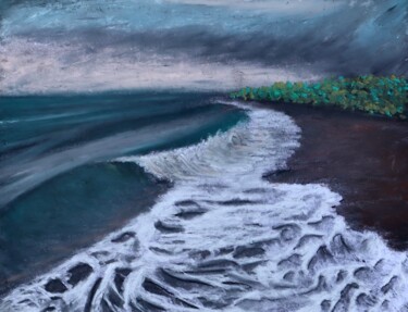 Schilderij getiteld "Dream 007" door Alicia Lopez, Origineel Kunstwerk, Pastel