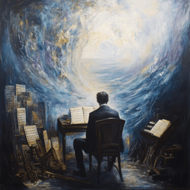 Arte digitale intitolato "ПОРТАЛ СОЗВУЧИЙ" da Aleksandr Krivoruchko, Opera d'arte originale, Pittura digitale