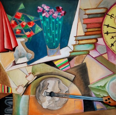 绘画 标题为“cubism oil painting…” 由Julia Ozerova, 原创艺术品, 油