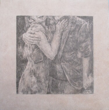 Tekening getiteld "Viens bébé" door Stavroula Chronopoulou-Roux, Origineel Kunstwerk, Potlood