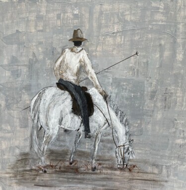Pittura intitolato "Le gardian" da Benedicte De Crépy Dubarry, Opera d'arte originale, Acrilico