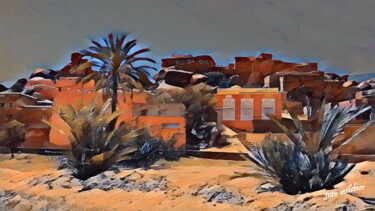 Digital Arts titled "Sud Marocain par Je…" by Jamy Delpias, Original Artwork, Digital Painting