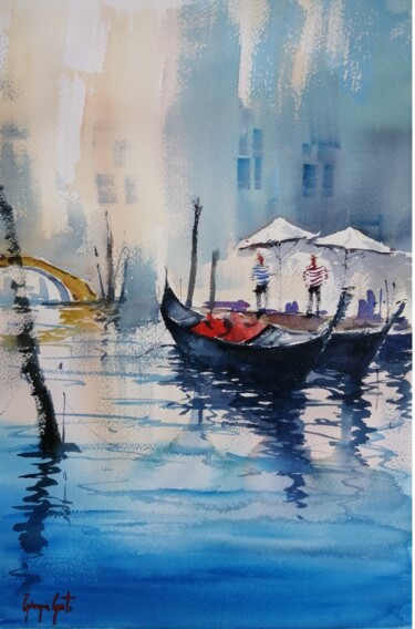 Pittura intitolato "Venice 129" da Giorgio Gosti, Opera d'arte originale, Acquarello