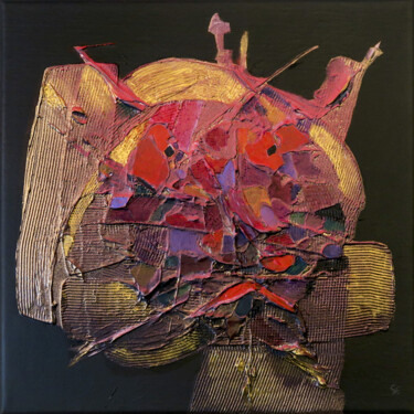 LE COURROUX - peinture Painting titled "LE COURROUX - peint…" by Gérard Esquerre, Original Artwork, Acrylic Mounted on Wood Stretcher frame