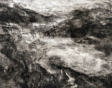 Dessin intitulée "De l' autre côté" par Stéphanie Billarant, Œuvre d'art originale, Papier