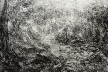 Dibujo titulada "Isolement" por Stéphanie Billarant, Obra de arte original, Papel
