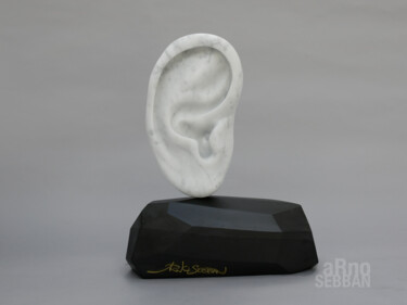 Sculpture titled "Le cri" by Arno Sebban, Original Artwork, Wood