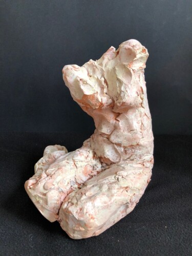 Escultura intitulada "Torsion" por Dominique Ganiage, Obras de arte originais, Argila