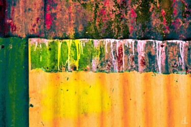 Photography titled "Les tôles ondulées" by Christian Lefevre, Original Artwork, Aluminium