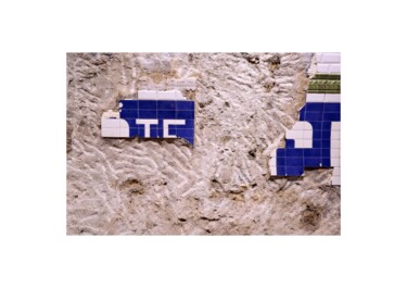 Fotografie getiteld "TRACKS-Ligne 13" door Olivier Cuvelette, Origineel Kunstwerk, Digitale afdruk