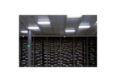 Fotografia intitolato "TRACKS-Murmuration" da Olivier Cuvelette, Opera d'arte originale, Stampa digitale