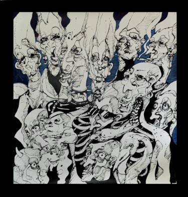 Dibujo titulada ""A PARANOID IS SOME…" por Vicente Occhionero, Obra de arte original, Tinta