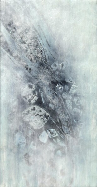 Peinture intitulée "Nerfs à vif" par Cassandre Lepicard, Œuvre d'art originale, Aluminium