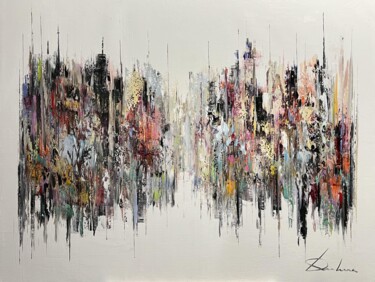 Pintura intitulada "LEGENDE" por Richard Dubure, Obras de arte originais, Óleo