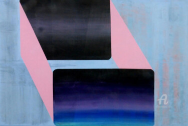 Painting titled "Plier, Déplier, Exp…" by Remi Delaplace, Original Artwork, Acrylic