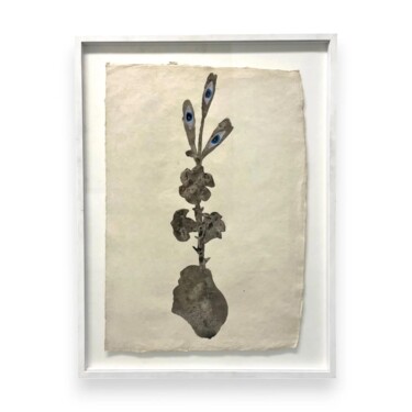 Drawing titled "Flowers" by James Rielly, Original Artwork, Paper