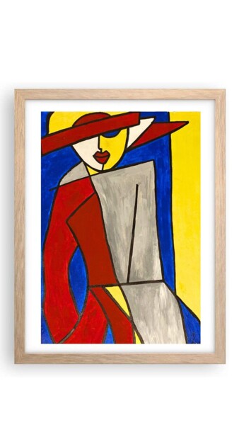 Painting titled "ML0001" by Myriam Lm, Original Artwork, Acrylic