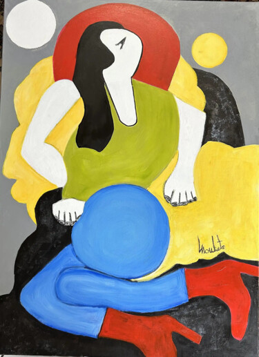 Femme aux talon et chapeau rouge