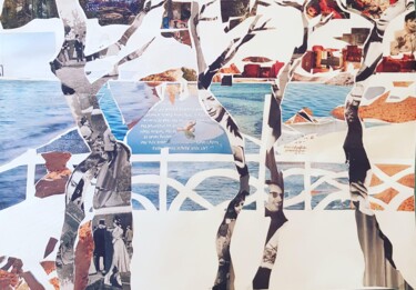 Collages titled "Biarritz, le recoin…" by Marc Raynaud, Original Artwork, Collages