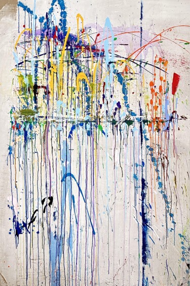 绘画 标题为“FRAGMENT 2” 由Norbert Engel, 原创艺术品, 丙烯