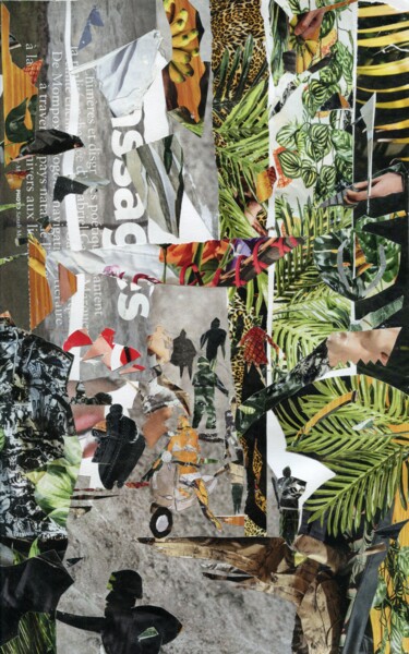 Collages titled "Brigands de Naples…" by Marc Raynaud, Original Artwork, Collages