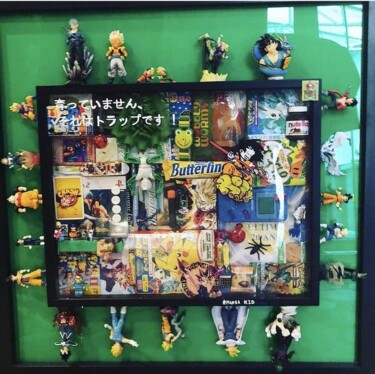 Collages intitolato "MANGA pop art" da Raph, Opera d'arte originale, Collages
