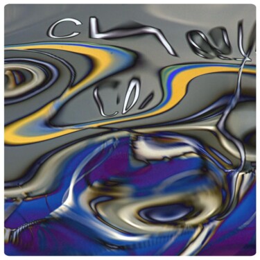 Photographie intitulée "Reflets marins Norm…" par Daniel Gautier, Œuvre d'art originale, Aluminium