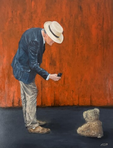 Peinture intitulée "NOSTALGIE" par Pellen Pascal, Œuvre d'art originale, Huile