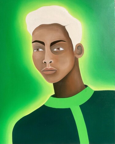 Pintura intitulada "Louise" por Rebecca Brodskis, Obras de arte originais, Óleo