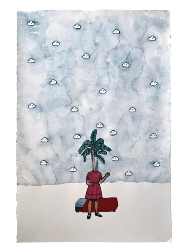 Painting titled "Chapter-1" by Volkan Aslan, Original Artwork, Paper