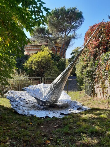 Comète, hommage à Neowise v.2 "Comète, hommage à N…" başlıklı Heykel Atelier D'Art Jules Andrieu tarafından, Orijinal sanat, Alüminyum