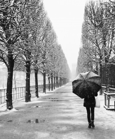 Photography titled "Neige" by Bernard Gassiat, Original Artwork, Paper