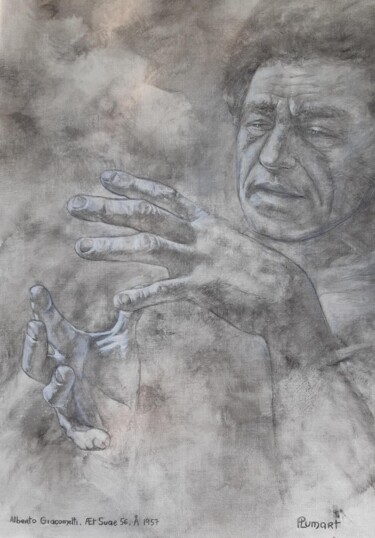 绘画 标题为“giacometti” 由François Plumart, 原创艺术品, 丙烯