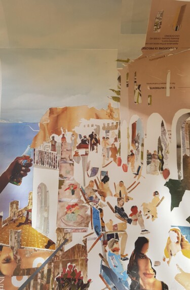 "Swinging Capri, Mar…" başlıklı Kolaj Marc Raynaud tarafından, Orijinal sanat, Kolaj